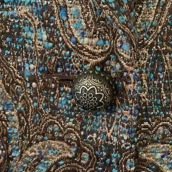 Multicoloured shimmery blazer, NWOT - Picture 5 of 8